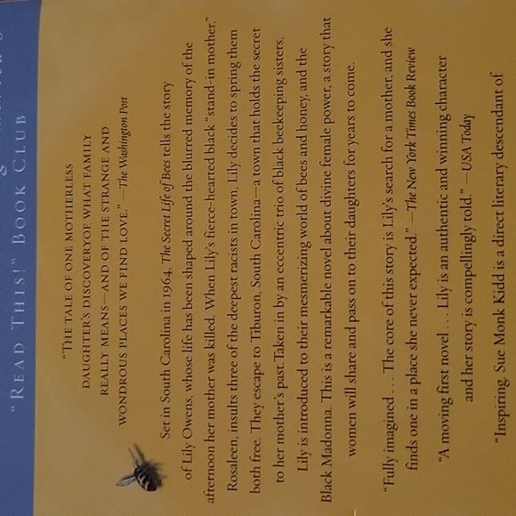 3/$12 paperback book - The Secret Life of Bees - Picture 3 of 4